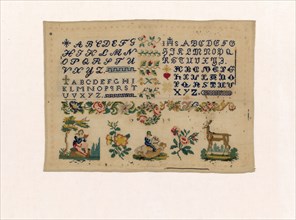 Sampler, Italy, 1801/75. Creator: Unknown.