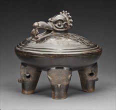 Covered Vessel with the Principal Bird and Peccary Heads, A.D. 200/300. Creator: Unknown.