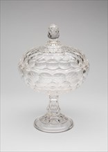 Covered Compote, c. 1850. Creator: Pittsburgh Glass Company.