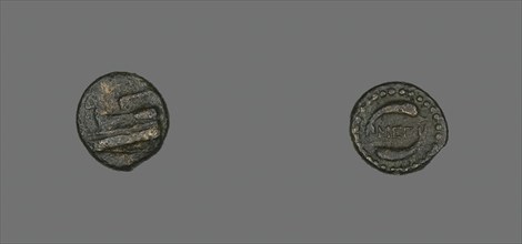 Coin Depicting a Ship's Prow, after 307-243 BCE. Creator: Unknown.