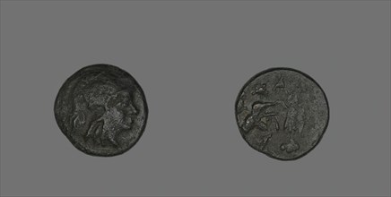 Coin Depicting the Goddess Athena, 277-239 BCE or 229-220 BCE. Creator: Unknown.