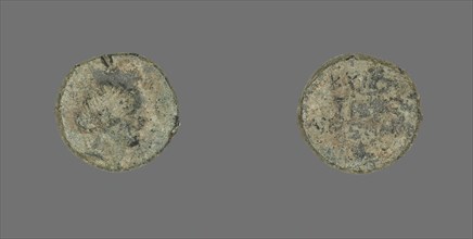 Coin Depicting the Amazon Cyme, about 250 BCE. Creator: Unknown.