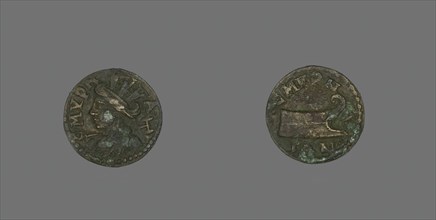 Coin Depicting the Amazon Smyrna, 1st-2nd century. Creator: Unknown.