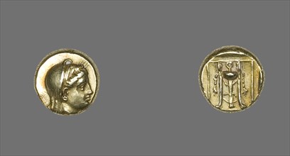 Hecta (Coin) Depicting the Goddess Demeter, 400-350 BCE. Creator: Unknown.