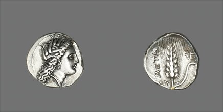 Stater (Coin) Depicting the Goddess Kore, 330-300 BCE. Creator: Unknown.
