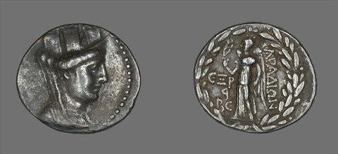 Tetradrachm (Coin) Depicting Tyche, 95-94 BCE. Creator: Unknown.