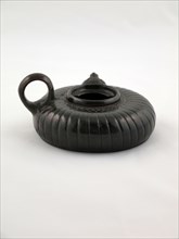 Guttus (Pouring Vessel), 400-375 BCE. Creator: Unknown.