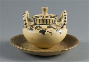 Miniature Pyxis (Container for Personal Objects), 300-270 BCE. Creator: Unknown.