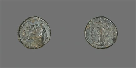 Coin Depicting the Goddess Tyche, 2nd-1st century BCE. Creator: Unknown.