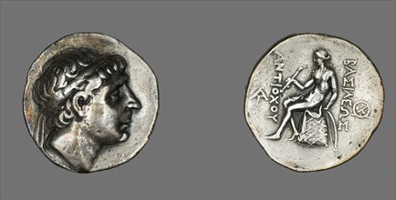 Tetradrachm (Coin) Portraying King Antiochus I Soter, 281-261 BCE. Creator: Unknown.
