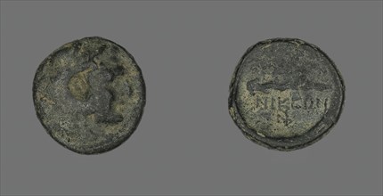 Coin Depicting the Hero Herakles, about 168 BCE. Creator: Unknown.