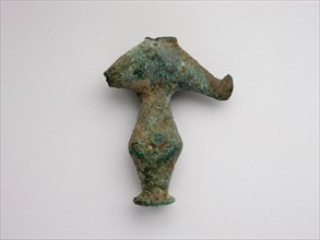 Biconical Bead with Bird, Geometric Period (800-700 BCE). Creator: Unknown.
