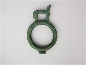 Harness Ring with Quadruped, Geometric Period (800-600 BCE). Creator: Unknown.