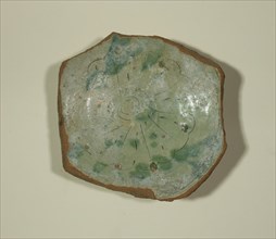 Fragment of a Bowl, 17th century. Creator: Unknown.