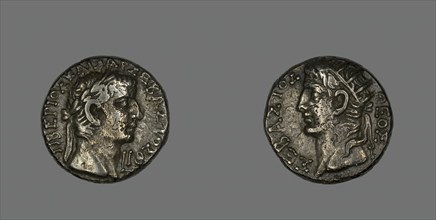 Tetradrachm (Coin) Portraying Emperor Tiberius, 32 CE.  Creator: Unknown.
