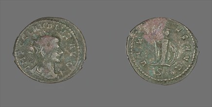 Antoninianus (Coin) Portraying Emperor Claudius Gothicus, 260-270. Creator: Unknown.