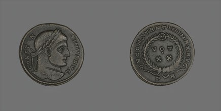 Coin Portraying Emperor Constantine I, AD 321 AD. Creator: Unknown.