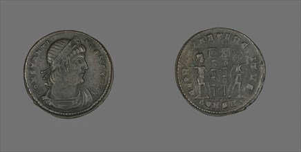 Coin Portraying Emperor Constantine I, 333-335 AD. Creator: Unknown.