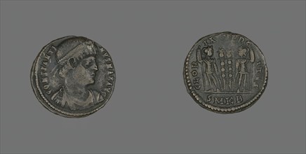 Coin Portraying Emperor Constantine I, 331-334 AD. Creator: Unknown.