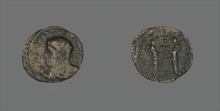 Coin Portraying Emperor Constantine I, about 319-320 CE. Creator: Unknown.