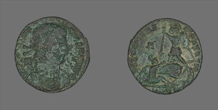 Coin Portraying Emperor Constantius II, 348-350. Creator: Unknown.