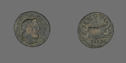 Coin Depicting the God Zeus Akraios, 138-192. Creator: Unknown.