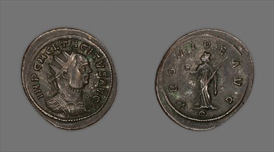 Aurelianus (Coin) Portraying Emperor Tacitus, 276 (January-June), issued by Tacitus. Creator: Unknown.
