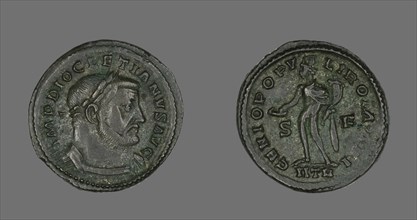 Coin Portraying Emperor Diocletian, 302-303. Creator: Unknown.