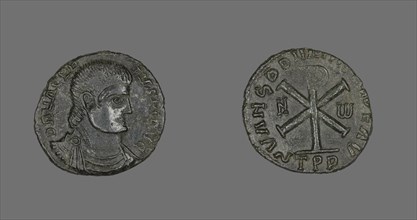 Coin Portraying Emperor Magnentius, 350-353. Creator: Unknown.