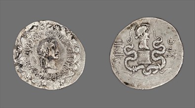 Cistophoric Tetradrachm (Coin) Portraying Mark Antony, 39-38 BCE, issued by Mark Antony. Creator: Unknown.