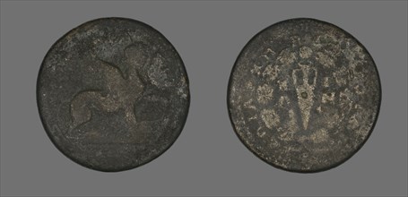 Coin Depicting a Sphinx, 138-192. Creator: Unknown.