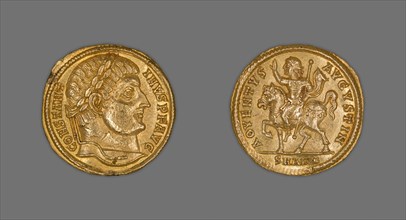 Solidus (Coin) Portraying Emperor Constantine I, Late 324-early 325 AD. Creator: Unknown.