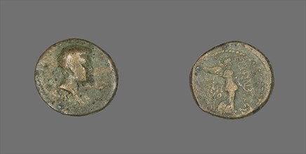 Coin Depicting a Male Bust, 55 CE. Creator: Unknown.