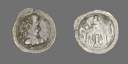Coin Portraying King Sapor II, 309-379. Creator: Unknown.