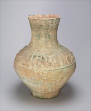 Storage Jar (Hu) with Hunting Scenes, Eastern Han dynasty (A.D. 25-220). Creator: Unknown.