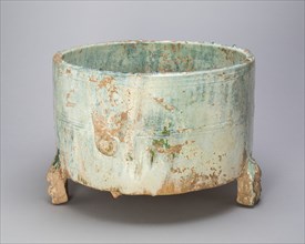 Tripod Cylindrical Jar (Lian or Zun), Eastern Han dynasty (25-220 A.D.), 2nd century. Creator: Unknown.