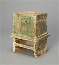 Miniature Box on a Stand (Mingqi), Ming dynasty (1368-1644). Creator: Unknown.