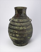 Wine Jar (Hu), Eastern Zhou dynasty, Warring States period (475-221 B.C.), c. 5th century B.C. Creator: Unknown.