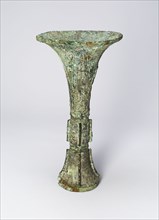Beaker, Shang dynasty (c. 1600-1050 B.C.). Creator: Unknown.