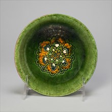 Shallow Dish with Rosette Design, Tang dynasty (618-907), first half of 8th century. Creator: Unknown.