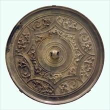 Mirror with Dragon and Bird Arabesque, Western Han dynasty (206 B.C.-A.D. 9). Creator: Unknown.