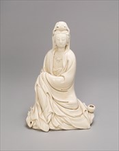 Seated Guanyin, Qing dynasty (1644-1911), late 17th/18th century. Creator: Unknown.