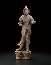 Armored Guardian (Tomb Figure), Tang dynasty (A.D. 618-906), late 7th/early 8th century. Creator: Unknown.