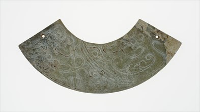Arc-shaped pendant (huang), Western Zhou period, c. 10th century B.C. Creator: Unknown.