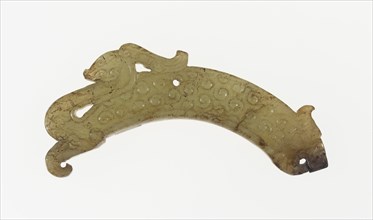 Dragon Pendant, Eastern Zhou dynasty, c. 770-256 BC 4th-3rd century B.C. Creator: Unknown.