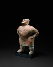 Entertainer (Tomb Figure), Northern dynasties, 6th century. Creator: Unknown.