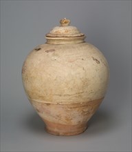 Covered Jar, Tang dynasty (618-906), early 8th century. Creator: Unknown.