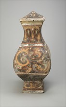 Square-Sectioned Jar (Fanghu), Western Han dynasty (206 B.C.-A.D. 9). Creator: Unknown.