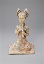 Female Musician, Tang dynasty (A.D. 618-907), late 7th/early 8th century. Creator: Unknown.
