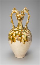 Dragon-Handled Amphora, Tang dynasty, (A.D. 618-907), 1st half of 8th century. Creator: Unknown.